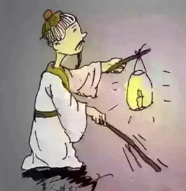 盲人提灯笼