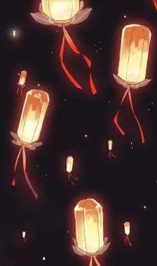 孔明灯简笔画