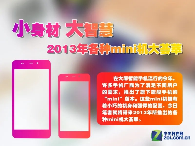 小身材大智慧 2013年各种mini机大荟萃
