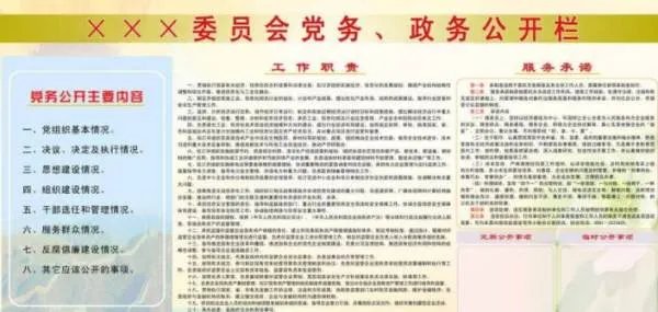 党务公开内容包括哪些？