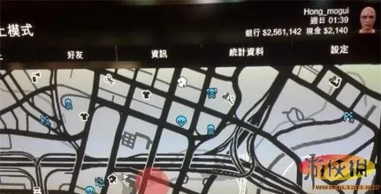 《侠盗猎车手5GTA5》 OL版帮派红圈位置图和出现时间