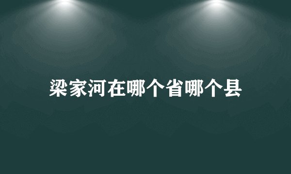 梁家河在哪个省哪个县
