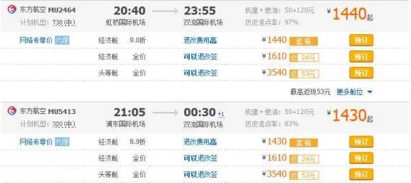 上海到成都1月25号的特价机票是多少?