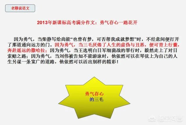历年满分作文中,好像都有三毛的影子,如何才能把三毛写进作文呢?