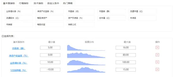 有哪些比较好的选股策略