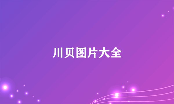 川贝图片大全