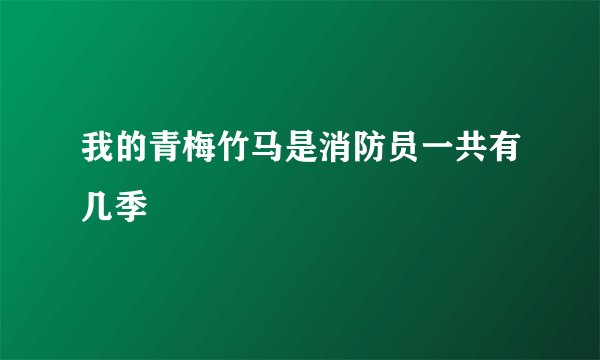 我的青梅竹马是消防员一共有几季