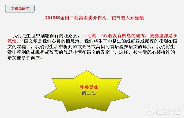 历年满分作文中,好像都有三毛的影子,如何才能把三毛写进作文呢?