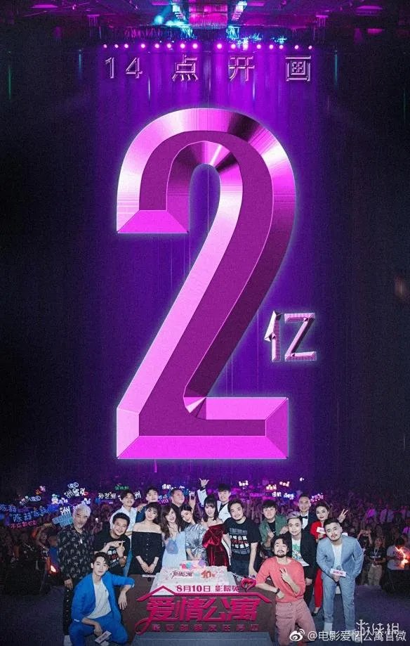 《爱情公寓》票房破2亿 网友：盗墓笔记大电影？？？