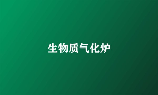 生物质气化炉