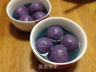 紫薯汤圆