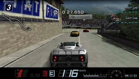 PSP《GT赛车 便携版》中文破解版下载放出