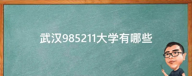 武汉985211大学有哪些