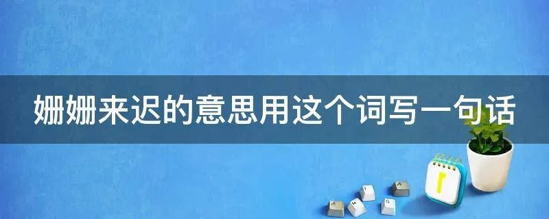 姗姗来迟的意思用这个词写一句话