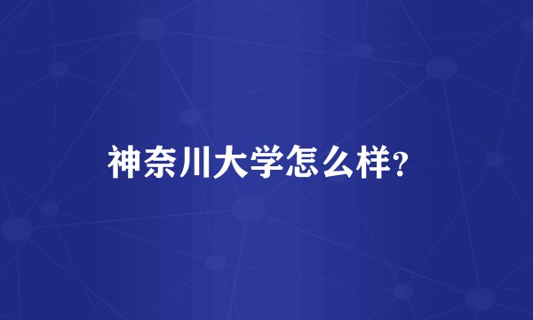 神奈川大学怎么样？