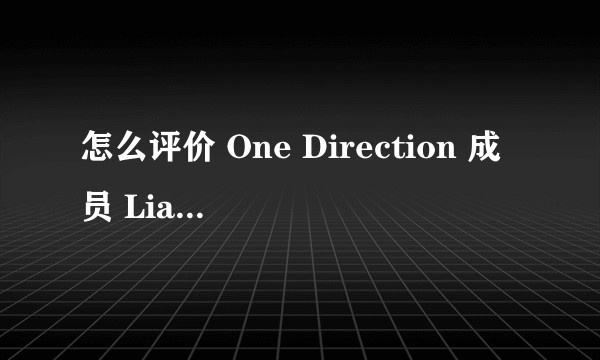 怎么评价 One Direction 成员 Liam Payne？