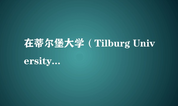 在蒂尔堡大学（Tilburg University)就读是种怎样的体验？