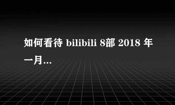 如何看待 bilibili 8部 2018 年一月新番需付费抢先观看？