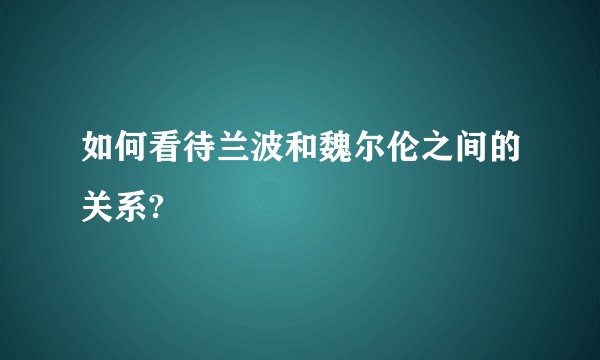 如何看待兰波和魏尔伦之间的关系?